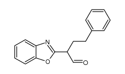 2-(benzo[d]oxazol-2-yl)-4-phenylbutanal Structure