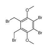 1,2-dibromo-4,5-bis(bromomethyl)-3,6-dimethoxybenzene结构式
