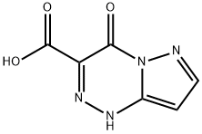 1,4-Dihydro-4-Oxo-Pyrazolo[5,1-C][1,2,4]Triazine-3-Carboxylic Acid Structure