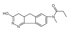 N-methyl-N-(3-oxo-2,4,4a,5-tetrahydroindeno[1,2-c]pyridazin-7-yl)propanamide Structure