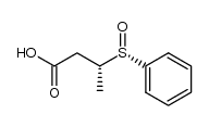 (R)-3-[(S)-Phenylsulfinyl]butyric acid Structure