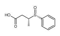 (R)-3-[(S)-Phenylsulfinyl]butyric acid结构式