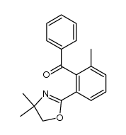 (2-(4,4-dimethyl-4,5-dihydrooxazol-2-yl)-6-methylphenyl)(phenyl)methanone结构式