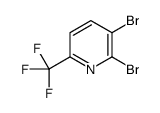 2,3-dibromo-6-triflroromethylpyridine structure