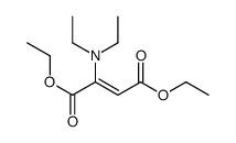 diethyl 2-(diethylamino)but-2-enedioate结构式