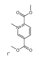 dimethyl 1-methylpyridin-1-ium-2,5-dicarboxylate,iodide Structure