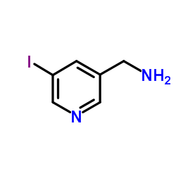 1-(5-Iodo-3-pyridinyl)methanamine结构式