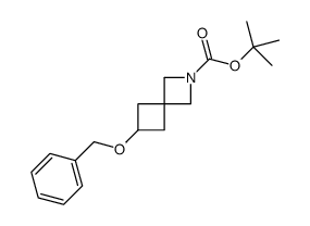 tert-butyl 6-phenylmethoxy-2-azaspiro[3.3]heptane-2-carboxylate结构式