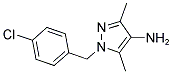 1-(4-氯苄基)-3,5-二甲基-1H-吡唑-4-胺结构式