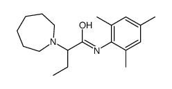 2-(azepan-1-yl)-N-(2,4,6-trimethylphenyl)butanamide structure