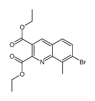 7-Bromo-8-methylquinoline-2,3-dicarboxylic acid diethyl ester picture
