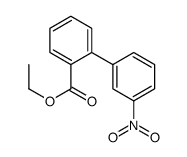 Ethyl 3'-nitro-2-biphenylcarboxylate Structure