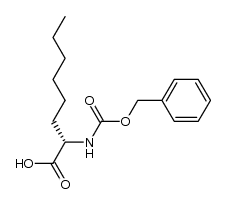 (S)-(N-benzyloxycarboxyl)-2-aminocaprilyc acid结构式
