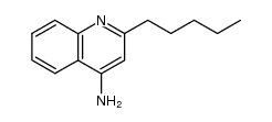 2-pentyl-4-aminoquinoline结构式