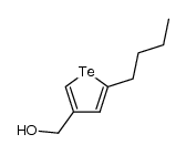 2-(n-butyl)-4-hydroxymethyltellurophene结构式