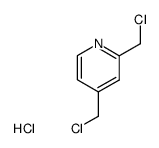 PYRIDINE,2,4-BIS(CHLOROMETHYL)-,HYDROCHLORIDE(1:1) structure