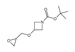 tert-butyl 3-(oxiran-2-ylmethoxy)azetidine-1-carboxylate结构式