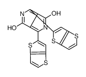 3,6-双(噻吩并[3,2-b]噻吩-2-基)吡咯并[3,4-c]吡咯-1,4(2H,5H)-二酮结构式