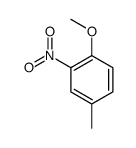 1-Methoxy-4-methyl-2-nitrobenzene结构式