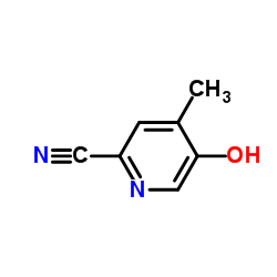 5-羟基-4-甲基-2-氰基吡啶结构式