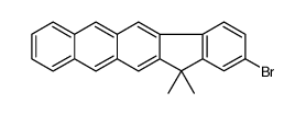 2-溴-13,13-二甲基-13H-茚并[1,2-b]蒽结构式