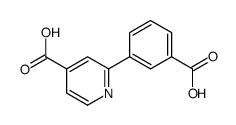 2-(3-carboxyphenyl)pyridine-4-carboxylic acid结构式