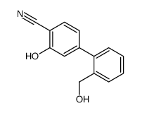 2-hydroxy-4-[2-(hydroxymethyl)phenyl]benzonitrile Structure