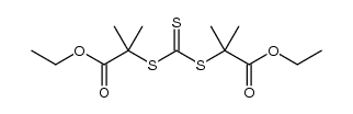 diethyl 2,2'-(thiocarbonylbis(sulfanediyl))bis(2-methylpropanoate)结构式