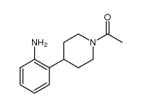 1-[4-(2-amino-phenyl)-piperidin-1-yl]-ethanone Structure