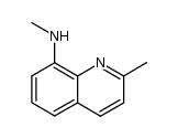 8-methylaminoquinaldine Structure