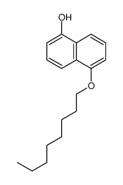 5-octoxynaphthalen-1-ol结构式