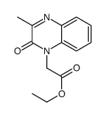ethyl 2-(3-methyl-2-oxoquinoxalin-1-yl)acetate Structure
