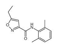 N-(2,6-dimethylphenyl)-5-ethyl-1,2-oxazole-3-carboxamide Structure