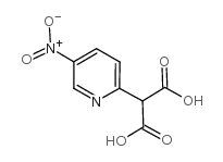 (5-硝基-2-吡啶)丙二酸结构式