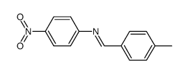 N-(4-methylbenzylidene)-4-nitroaniline结构式