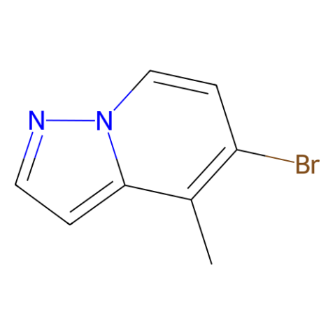 5-bromo-4-methylpyrazolo[1,5-a]pyridine结构式