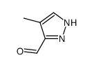 4-methyl-1H-pyrazole-3-carbaldehyde结构式