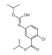 propan-2-yl 2-chloro-5-(propan-2-yloxycarbonylamino)benzoate Structure