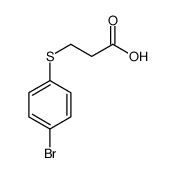 3-[(4-Bromophenyl)sulfanyl]propanoic acid Structure