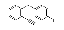 1-ethynyl-2-(4-fluorobenzyl) benzene Structure