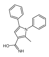 2-methyl-1,5-diphenylpyrrole-3-carboxamide结构式