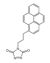 4-(3-Pyren-1-ylpropyl)-4,5-dihydro-3H-1,2,4-triazole-3,5-dione结构式