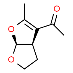 Ethanone, 1-[(3aR,6aS)-3a,4,5,6a-tetrahydro-2-methylfuro[2,3-b]furan-3-yl]-,结构式