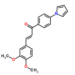 (E)-3-(3,4-DIMETHOXYPHENYL)-1-[4-(1H-PYRROL-1-YL)PHENYL]-2-PROPEN-1-ONE结构式