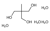 2-(hydroxymethyl)-2-methyl-propane-1,3-diol tetrahydrate结构式