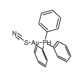 (triphenylphosphine)gold thiocyanate结构式