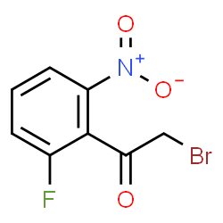 2-Bromo-1-(2-fluoro-6-nitrophenyl)ethanone结构式