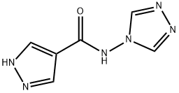 N-(4H-1,2,4-triazol-4-yl)-1H-pyrazole-4-carboxaMide Structure