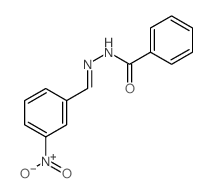 Benzoic acid,2-[(3-nitrophenyl)methylene]hydrazide Structure