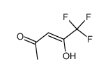 5,5,5-trifluoro-4-hydroxy-pent-3-en-2-one Structure
